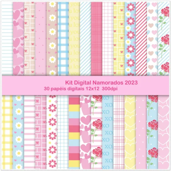 Kit Digital Amoroso Dia dos Namorados PNG 4