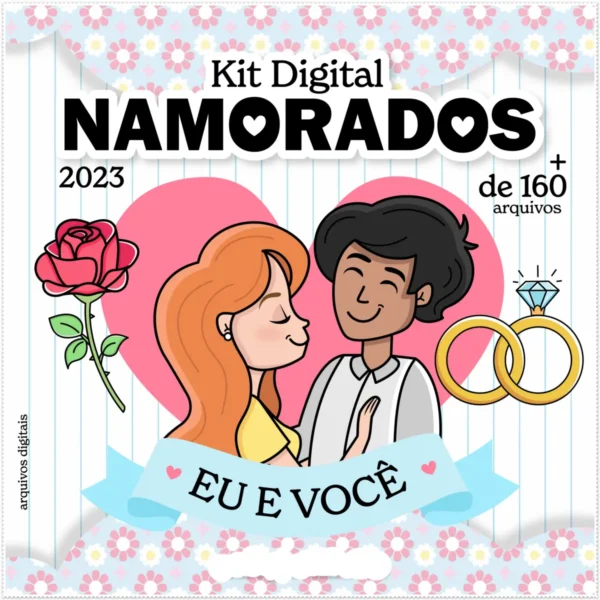 Kit Digital Amoroso Dia dos Namorados PNG 4