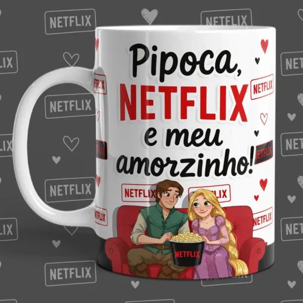 Kit Digital - Arte para Caneca do Dia dos Namorados