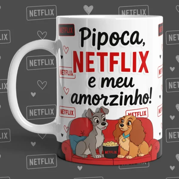 Kit Digital - Arte para Caneca do Dia dos Namorados