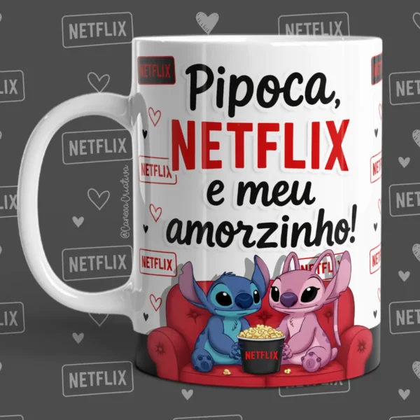 Kit Digital - Arte para Caneca do Dia dos Namorados