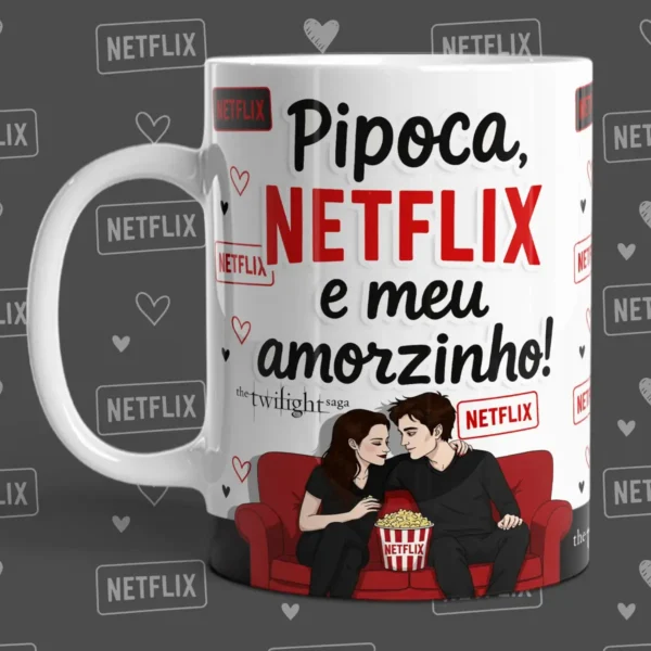 Kit Digital - Arte para Caneca do Dia dos Namorados