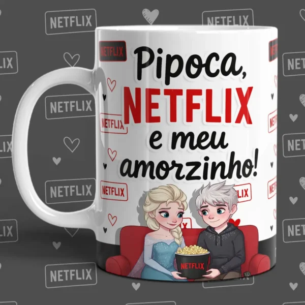 Kit Digital - Arte para Caneca do Dia dos Namorados