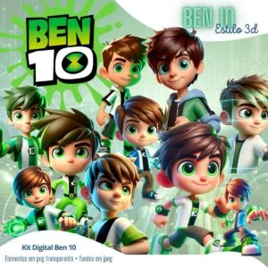 Kit Digital Ben 10 Cute Ilustrações e Imagens Png Sem Fundo