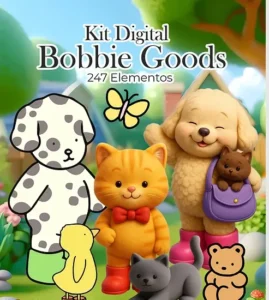 Kit Digital Bobbie Goods - Ideal para Papelaria Criativa