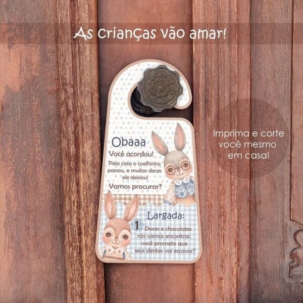Kit Digital Caça Aos Ovos Páscoa P Imprimir Personalizados