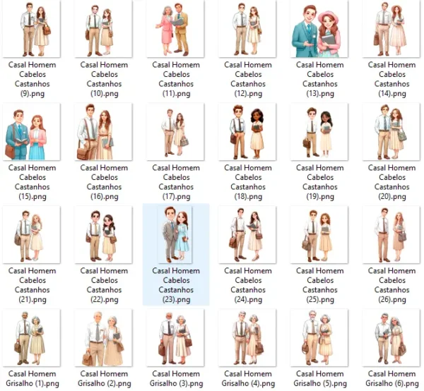 Kit Digital Casal JW para Lembranças Personalizadas