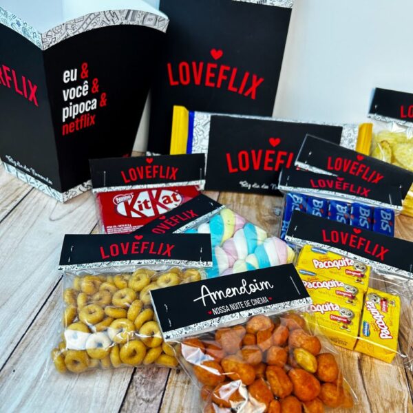 Kit Digital Cesta Namorados Loveflix Amorflix Arquivo Corte