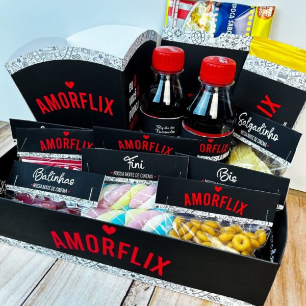 Kit Digital Cesta Namorados Loveflix Amorflix Arquivo Corte