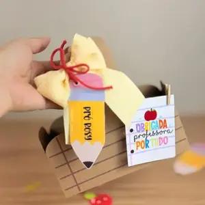 Kit Digital Cesta Sublime para Professores Personalizável