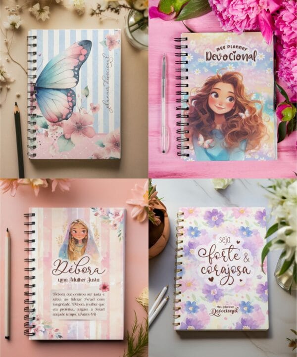 Kit Digital Completo + Encadernação Mulher Forte & Corajosa