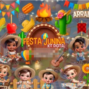 Kit Digital Completo Para Festa Junina Em Png