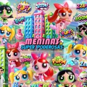 Kit Digital das Meninas Super Poderosas em PNG