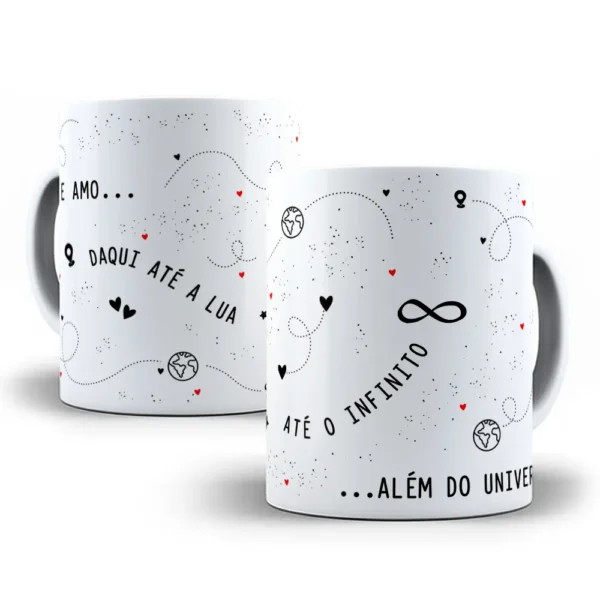 Kit Digital de Artes para Caneca - Dia dos Namorados