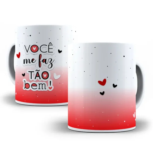 Kit Digital de Artes para Caneca - Dia dos Namorados