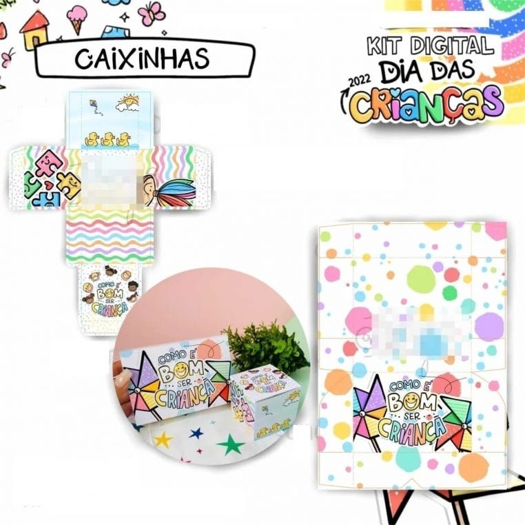 Kit Digital Dia Das Crianças Arquivo Completo Ilustrações | Ilustrei Studio