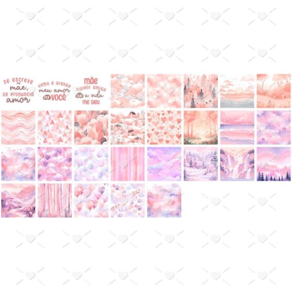 Kit Digital Dia das Mães 2024 Papelaria Personalizada - Imagem 4