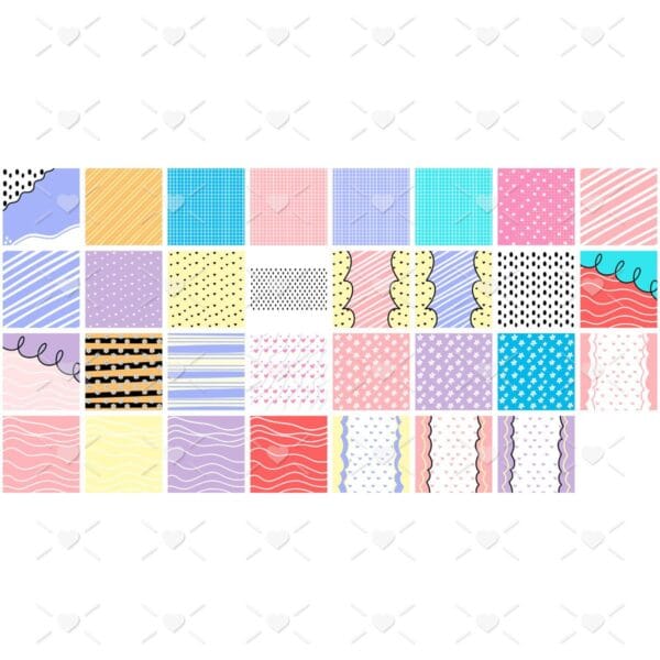 Kit Digital Dia das Mães Frases Ilustrações Elementos Papéis