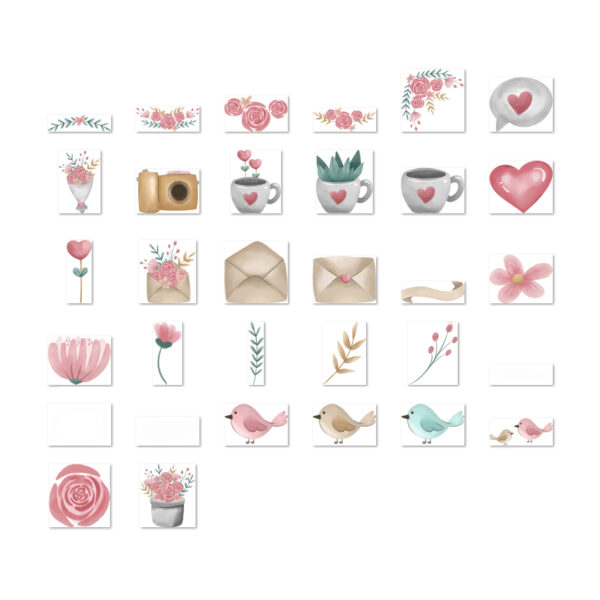 Kit Digital Dia das Mães Ilustrações Frases Personalizados
