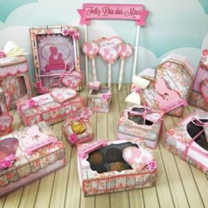 Kit Digital Dia das Mães Rosa