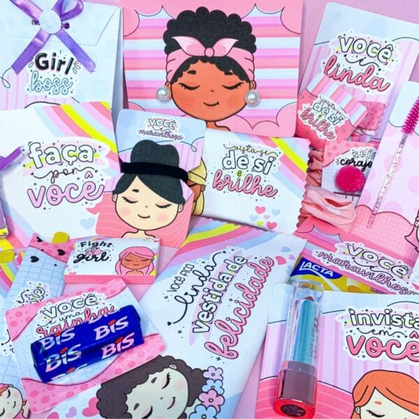 Kit Digital Dia Das Mulheres 2022 Ilustrações Personalizados
