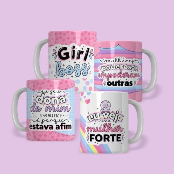 Kit Digital Dia Das Mulheres 2022 Ilustrações Personalizados