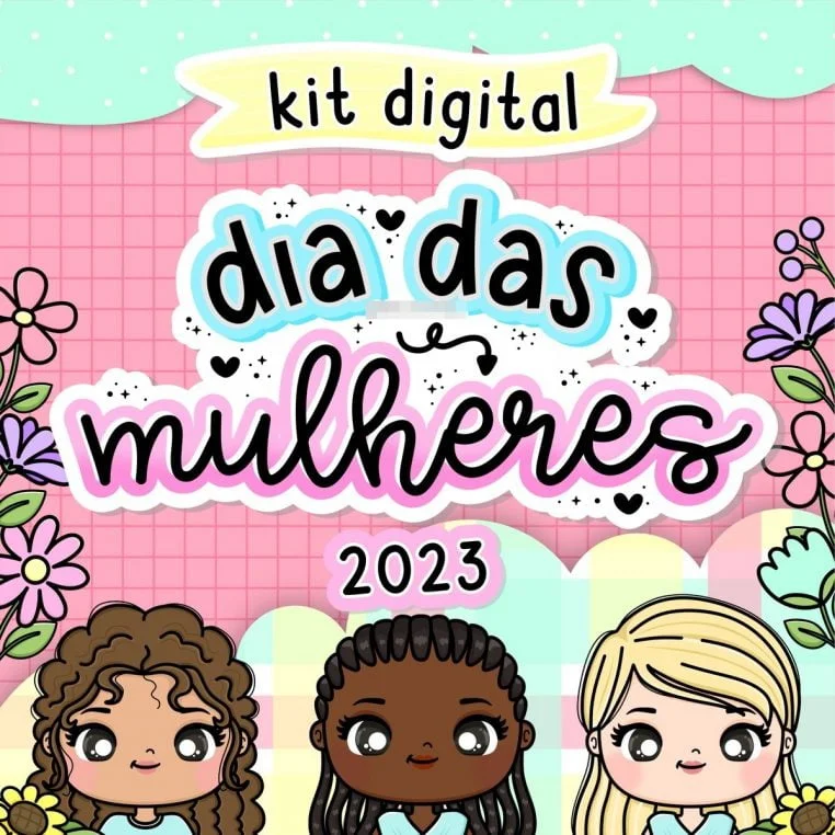 Kit Digital Dia Das Mulheres 2023 Imagens E Ilustrações Png