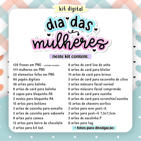 Kit Digital Dia Das Mulheres 2023 Imagens E Ilustrações Png