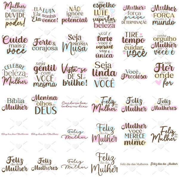 Kit Digital Dia Das Mulheres 2025 Arquivos De Corte Mimos 8