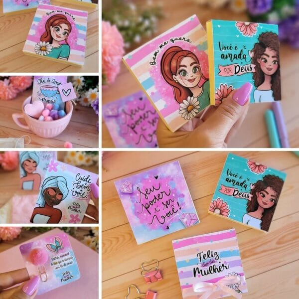Kit Digital Dia Das Mulheres Ilustrações P Ppersonalizados