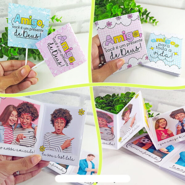 Kit Digital Dia dos Amigos Arquivos P Mimos Personalizados
