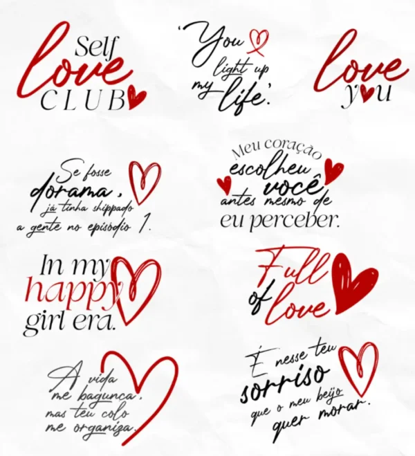Kit Digital Dia dos Namorados - Edite com Amor
