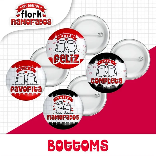 Kit Digital Dia Dos Namorados Flork 600 Arquivos 4