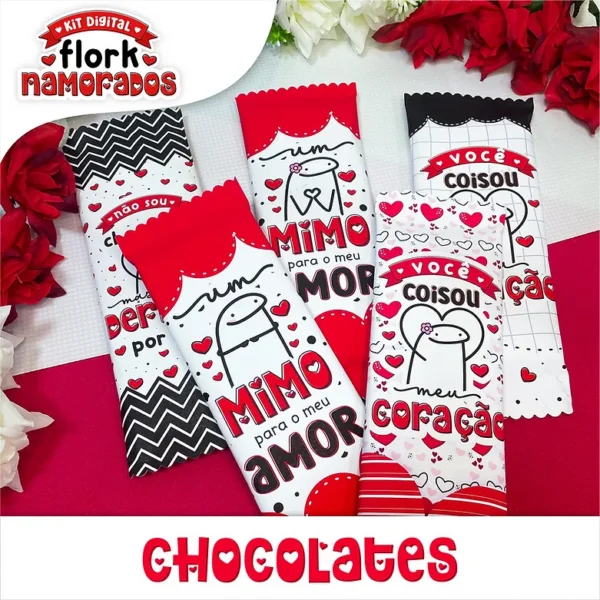 Kit Digital Dia Dos Namorados Flork 600 Arquivos 5