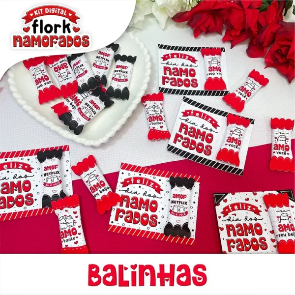 Kit Digital Dia Dos Namorados Flork 600 Arquivos 6