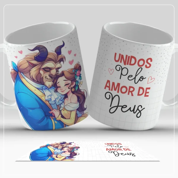 Kit Digital Dia dos Namorados para Canecas de Casais