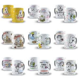 Kit Digital Dia dos Namorados para Canecas Flork