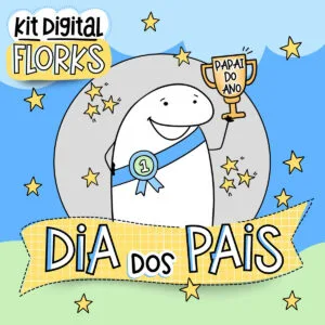 Kit Digital Dia dos Pais Flork Frases e Ilustrações Caneca 29 Kit Digital Dia dos Pais Flork Frases e Ilustrações Caneca