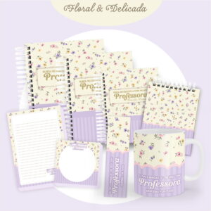 Kit Digital Dia dos Professores Floral e Delicada 18 Kit Digital Dia dos Professores Floral e Delicada