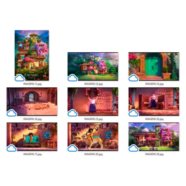 Kit Digital Disney Encanto Arquivos Png Ilustrações Imagens