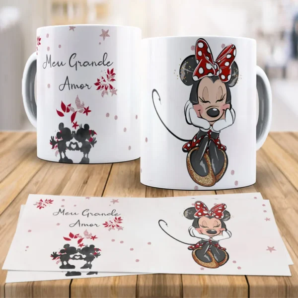 Kit Digital Disney Love para Canecas - Dia dos Namorados