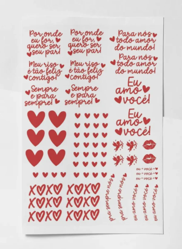 Kit Digital DTF para Dia dos Namorados em PDF