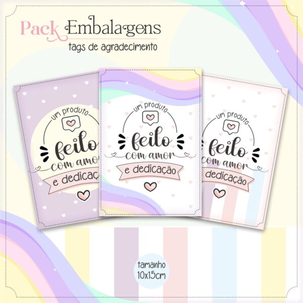 Kit Digital Embalagens Fofas