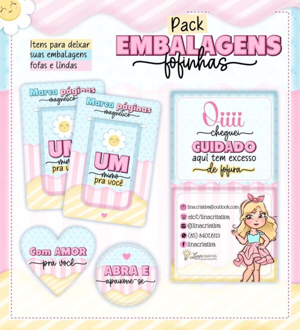 Kit Digital Embalagens Fofinhas