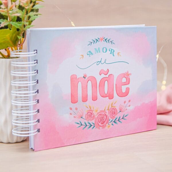 Kit Digital Encadernação Dia das Mães Álbum Scrapbook A5 A6