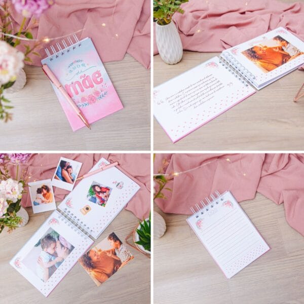 Kit Digital Encadernação Dia das Mães Álbum Scrapbook A5 A6