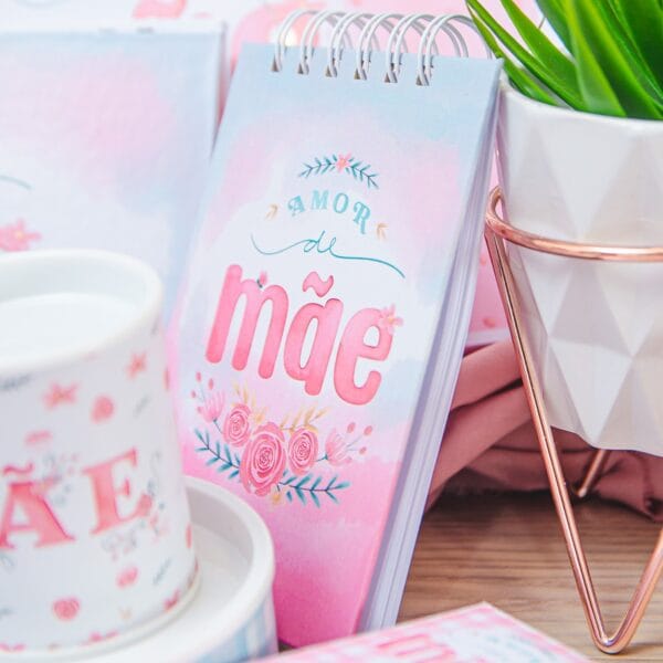 Kit Digital Encadernação Dia das Mães Álbum Scrapbook A5 A6
