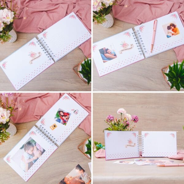 Kit Digital Encadernação Dia das Mães Álbum Scrapbook A5 A6