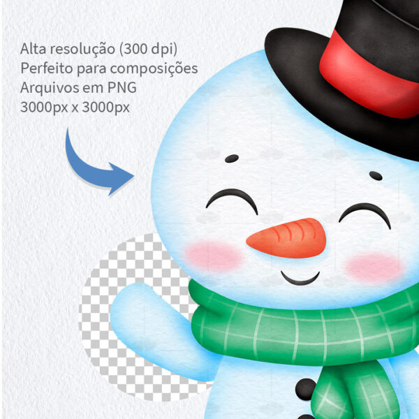 Kit Digital Feliz Natal Ilustrações e Artes Natalinas em Png