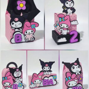 Kit Digital Festa My Melody Kuromi - Studio e pdf 19 Kit Digital Festa My Melody Kuromi - Studio e pdf